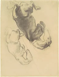 Studies for The Fall of Gog and Magog, 1903-1916.