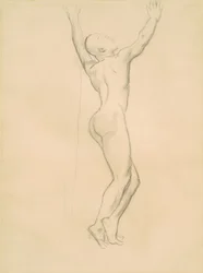 Tutkimus Apollolle ja Daphnelle, n. 1918.