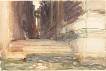 Calle della Rosa ja Monte di Pietà, Venetsia, n. 1904.