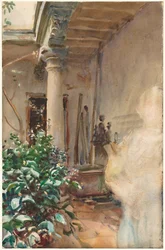 Patio, 1908.