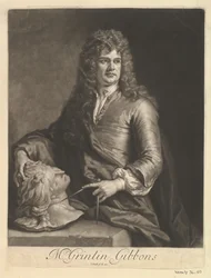 Grinling Gibbonsin muotokuva, 1690.