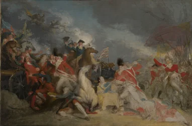 Kenraali Mercerin kuolema Princetonin taistelussa, 3. tammikuuta 1777 (keskeneräinen versio)