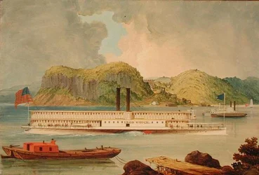 The Steamboat, "Iron Witch" (öljy pellavalle)