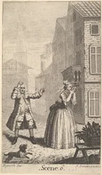 Etukappale Molieren Sganarellelle, ou le Cocu Imaginaire The Imaginary Cuckold, n. 1732.