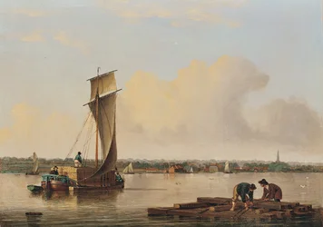 Kiila Humberilla, 1820-luvun loppupuoli (öljy paneelille).