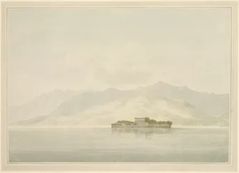 Isola Madre, Lago Maggiore, n. 1781 (wc grafiitin päällä paperille)