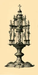 Monstrance, 1500-luvun loppu, 1881.