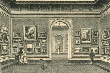 Sheepshanks Gallery, South Kensington Museum, 1860-luku, 1881.