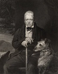 Sir Walter Scott, kaiverrettu W. Holl, "The National Portrait Gallery, Volume I", julkaistu noin 1820