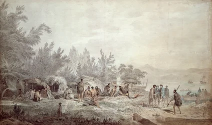 Kapteeni Cook Ship Cove -lahdessa, Queen Charlotte Soundissa