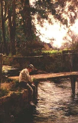 Nuori kalastaja