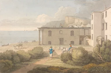 Näkymä Coren kirjastoon, Dawlish, Devon