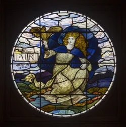 Biddulph Grange, James Powell & Sons, John William Brown (1842-1928), Air, 1903, jugend