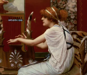 Muse Erato lyyrassaan, 1895