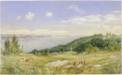 The Palisades, noin 1870 (akvarelli)