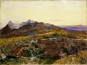 Cullin Ridge, Skye, Sligachan, 1855
