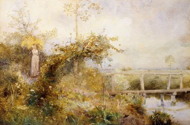 Paluu sadonkorjuupellolta, 1880