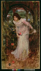 Shalottin neito, noin 1894
