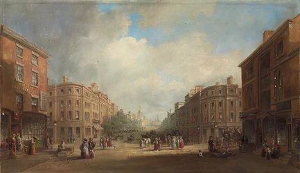 Ehdotettu suunnitelma New Streetille, Newcastle, 1831