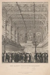 Hänen Majesteettinsa Prorogueing parlamentti - House of Lords
