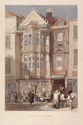 Paul Pindar Tavern, Bishopsgate, Lontoo, 1851
