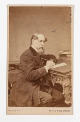 Charles Dickensin carte-de-visite, kirjoittaneet John & Charles Watkins