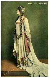 Lily Brayton, brittiläinen näyttelijä, 1900-1919.
