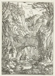 Maisema kalliosillalla
