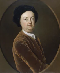 Majuri John Hanbury (öljy kankaalle)