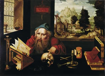 Pyhä Hieronymus sellissään, 1520-luku