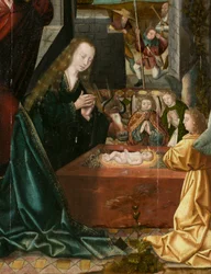 Betlehemin triptyykki, noin 1540 (maalaus puulle)