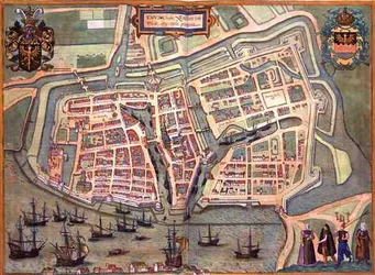 Mapa ng Embden, mula sa 