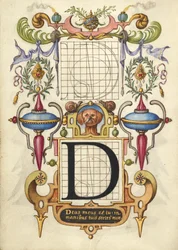 Anleitung zum Konstruieren des Buchstabens D