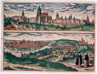 Näkymä Prahasta, c1572