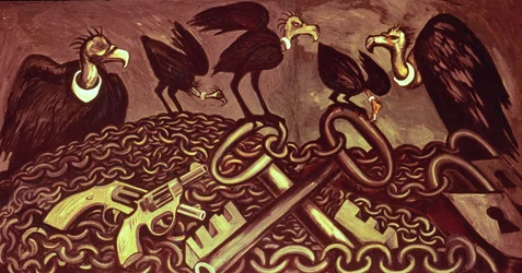 Koristeellinen paneeli II, The Epic of American Civilization