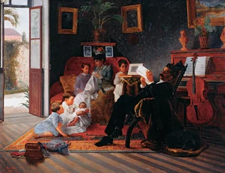 Kohtaus Adolfo Pinton perheestä