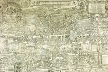 Näkymäsuunnitelma Zürichistä, 1576