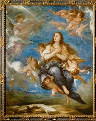 Magdalenan ottaminen (maalaus kankaalle)