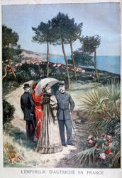 Franz Joseph I, Itävallan keisari, vierailulla Ranskassa 1894