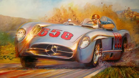 Mille Migliassa Juan Manuel Fangio, Mercedes Benz 300 SL
