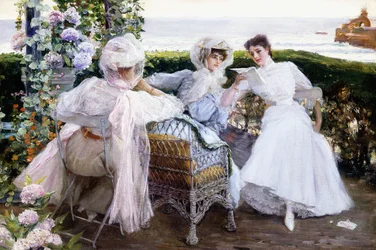 Kirje, n. 1903-1910 (öljy kankaalle)