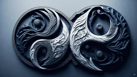 enkaustinen Feng Shui YIN JA YANG -konsepti _05