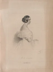 Oopperalaulaja Marietta Brambillan muotokuva 1807-1875, 1839.