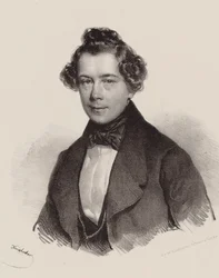 Säveltäjä Joseph Lannerin muotokuva 1801-1843, 1830.