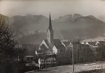 Albumi "Oma maailmansota - muistoja Lounaisrintamasta Kärntenissä, Italiassa, Trentino-Alto Adige" 31.3.1915-12.11.1918 - Josef Zohlen Wien": Hermagor-Presseggerin näkymä