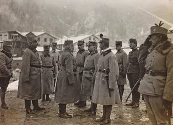 Albumi "Oma maailmansota - muistoja Lounaisrintamasta Kärntenissä, Italiassa, Trentino-Alto Adigessa) 31.3.1915-12.11.1918 - Josef Zohlen Wien": arkkiherttua Frederick of