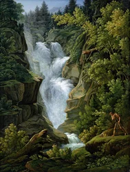 Vesiputous Bernin ylängöllä, 1796
