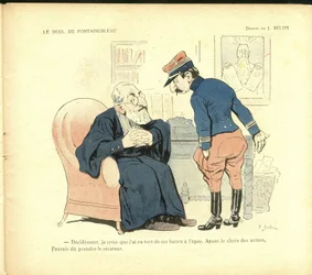 kuvitus albumista Album of the Intransigent: The Year 1900 (painettu)