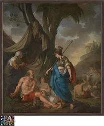 Erminia ja paimenet (Torquato Tasson mukaan)