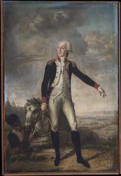 Gilbert Motier, markiisi De La Fayette (1757-1834), muotokuva Boze, Joseph (1745-1826). Öljy kankaalle, c. 1785. Mount Vernon Memorial Park
